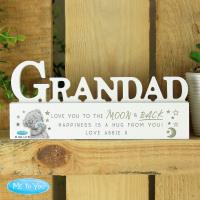 Personalised Me to You Bear Wooden Grandad Ornament Extra Image 3 Preview